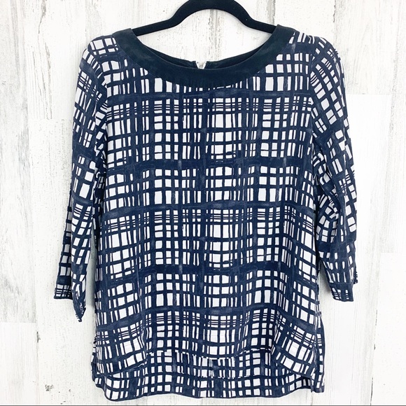 Madewell brushstroke silk retrospect top - Picture 3 of 7